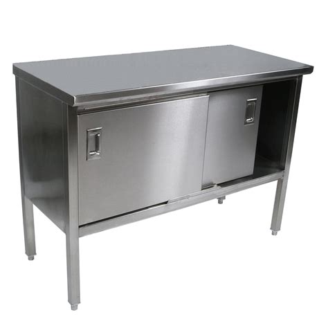 stainless steel cabinet on casters|stainless steel enclosed base table.